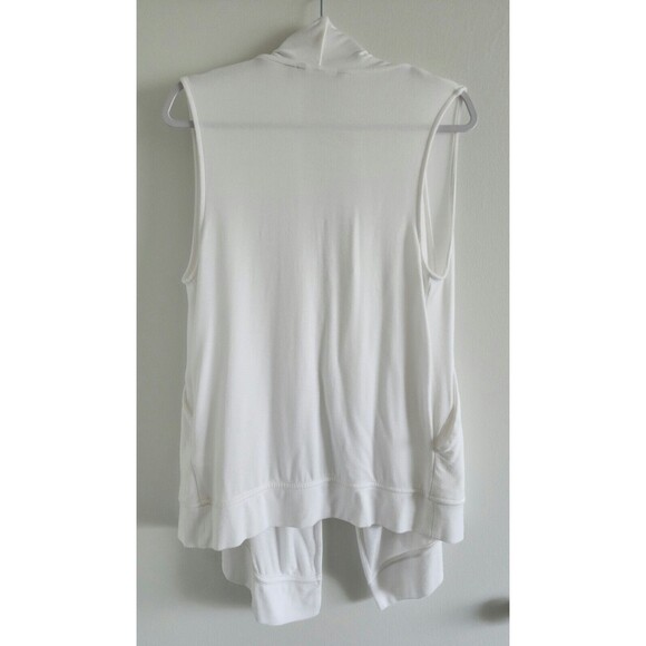 Athleta Mindsight Vest in White Size XS Adjustable Drawstring Pockets Breathable - Picture 4 of 10